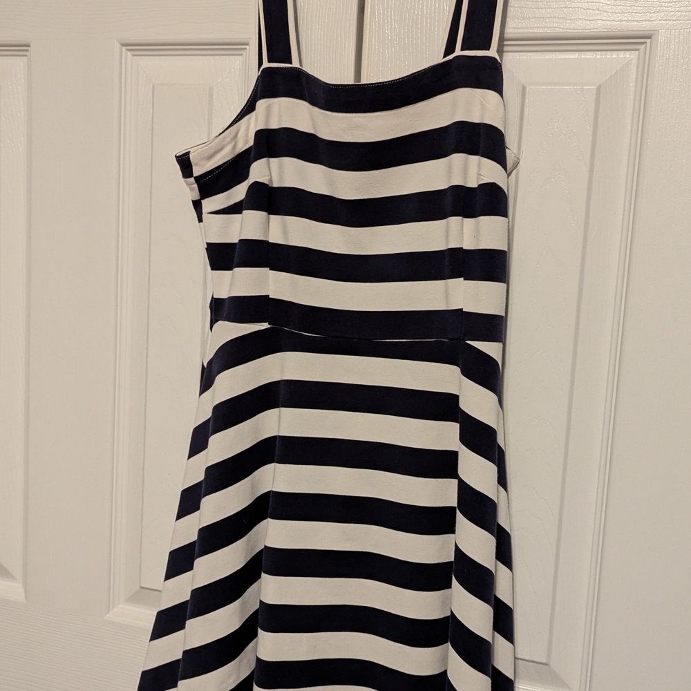 Striped Black and White Dress